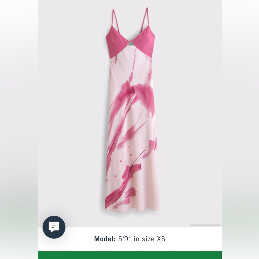 Abercrombie & Fitch Pink and White Maxi Dress - Picture 5 of 8